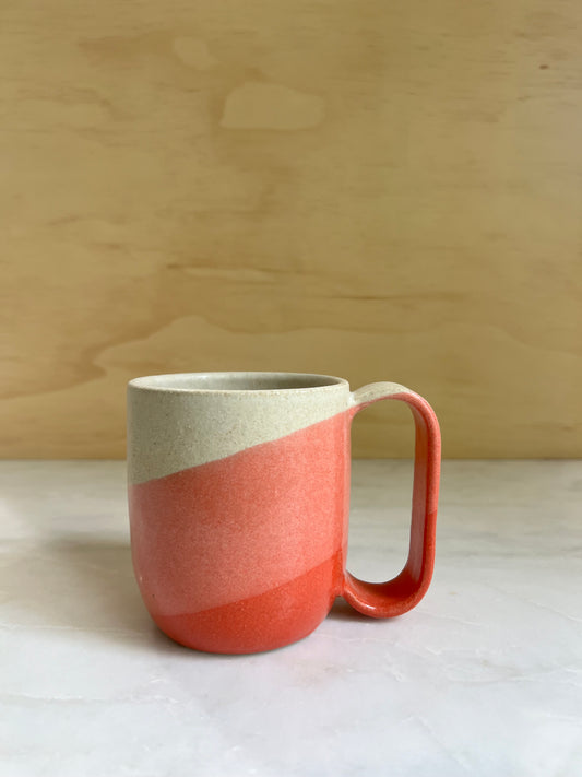 Angled 3 Tone Mug Oatmeal + Lobster