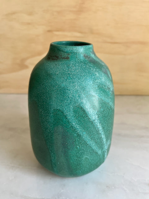 Layered Green Vase