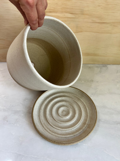 Angled Oatmeal Planter